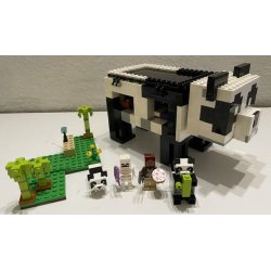 BRUGT S�T - LEGO MINECRAFT 21245 Panda reservatet