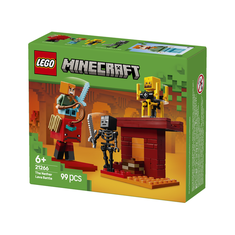 LEGO Minecraft 21266 Nether-lavakampen
