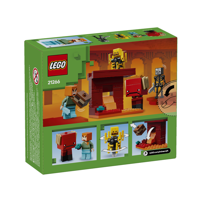 LEGO Minecraft 21266 Nether-lavakampen