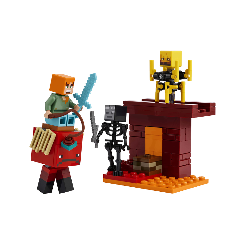 LEGO Minecraft 21266 Nether-lavakampen
