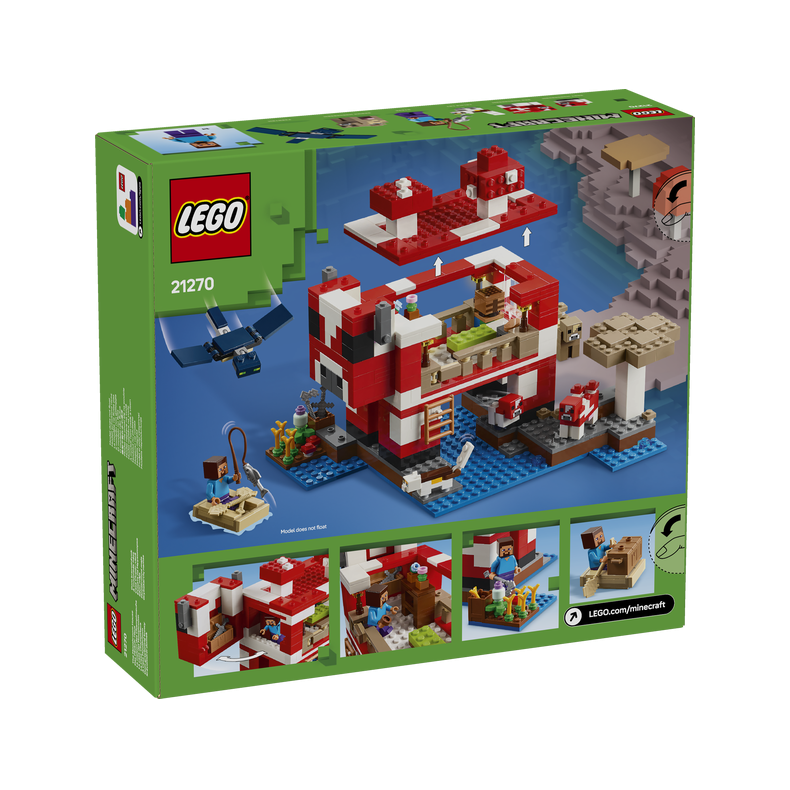 LEGO Minecraft 21270 Mooshroom-huset
