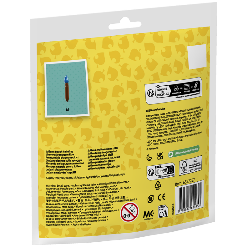 LEGO Animal crossing 30703 Strandmaleri med Julian