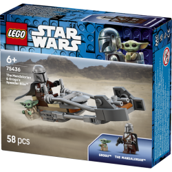 LEGO Star wars 75436 Mandalorianeren og Grogus speederbike