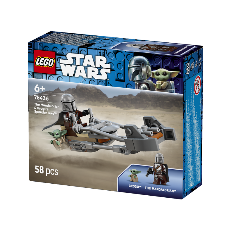LEGO Star wars 75436 Mandalorianeren og Grogus speederbike