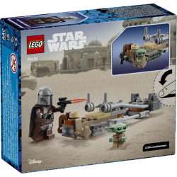 LEGO Star wars 75436 Mandalorianeren og Grogus speederbike