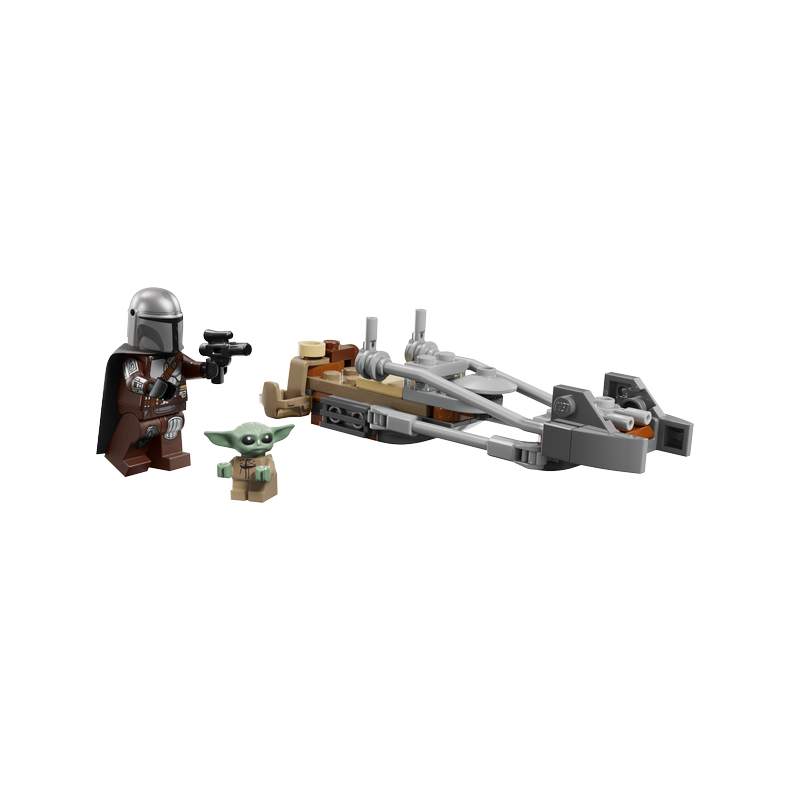 LEGO Star wars 75436 Mandalorianeren og Grogus speederbike