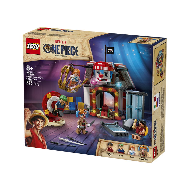 LEGO One piece 75637 Klovnen Buggys cirkustelt