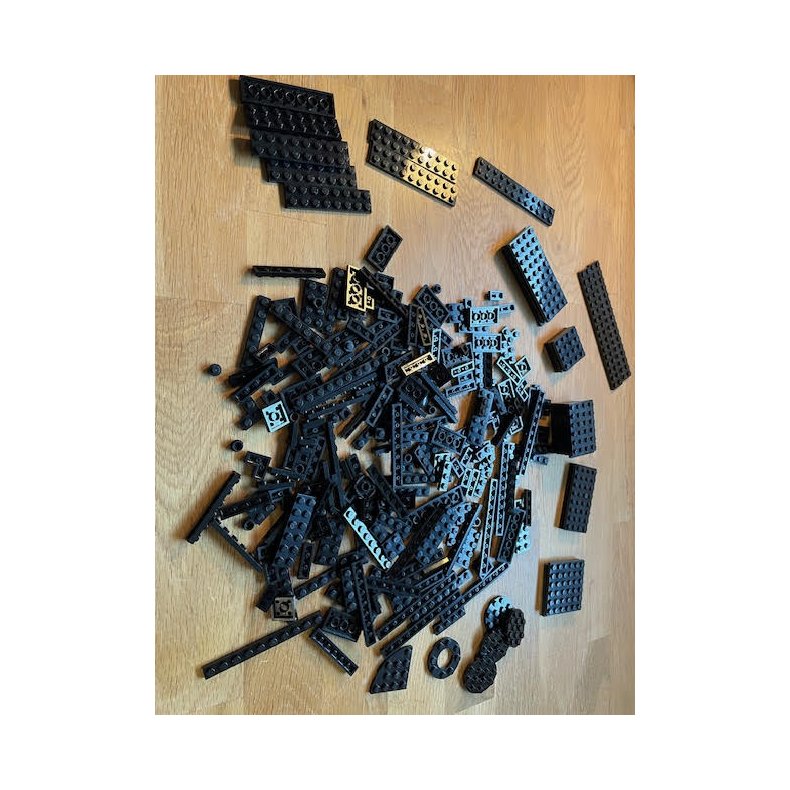 Brugt LEGO Plader, Sorte 001