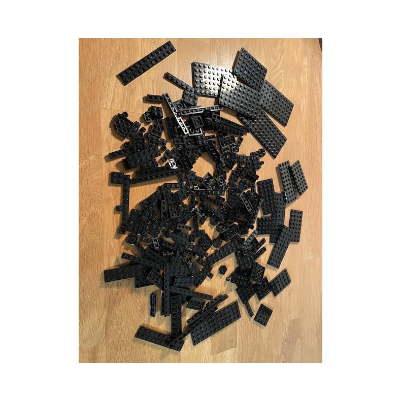 Brugt LEGO Plader, Sorte 002